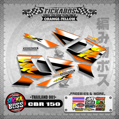 HONDA CBR 150 OLD DECALS ( THAILAND 001 )【WITH FREEBIES】