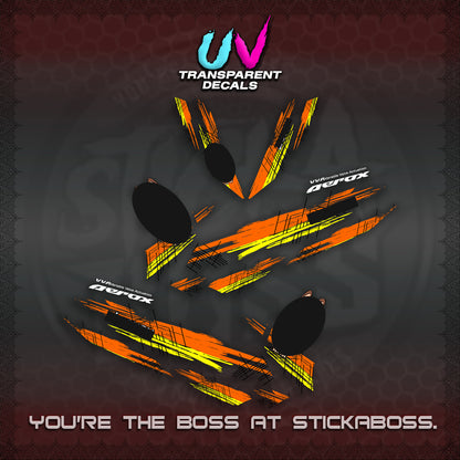 AEROX V2 DECAL(STUFF TOY 2 TONE)STICKER DECALS By STICKABOSS