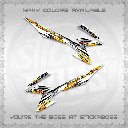 RAIDER BLADE 150 FOR WHITE DECAL(2026 NEW SHARP)STICKER DECALS By STICKABOSS