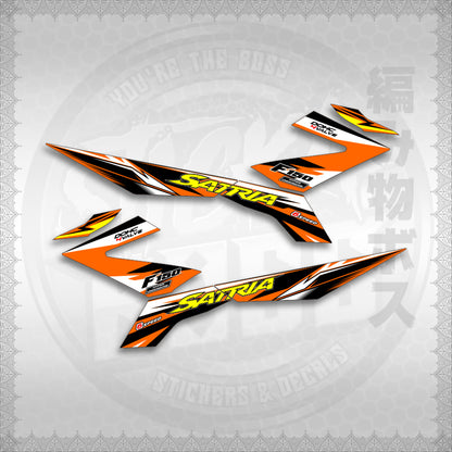 STICKER DECALS for RAIDER 150 FI THAI (RFISATH02DE) By STICKABOSS (SOFIE LAMINATED WATERPROOF)