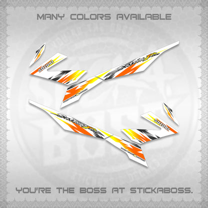 RAIDER 150 FI FOR WHITE SATRIA DECALS (TH CODE 2) STICKER DECALS BY STICKABOSS (Copy) (Copy)
