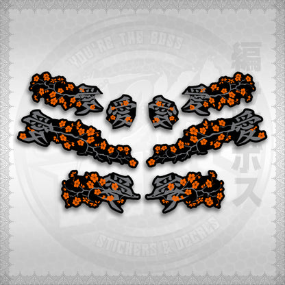 STICKER DECALS for NMAX V2 INDO (NV2SAXFL) By STICKABOSS (SOFIE LAMINATED WATERPROOF)