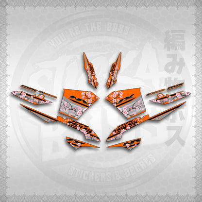 STICKER DECALS for AEROX V3 ALPHA TURBO INDO-MALAYSIAN (AV3SAIN) By STICKABOSS (SOFIE LAMINATED WATERPROOF)