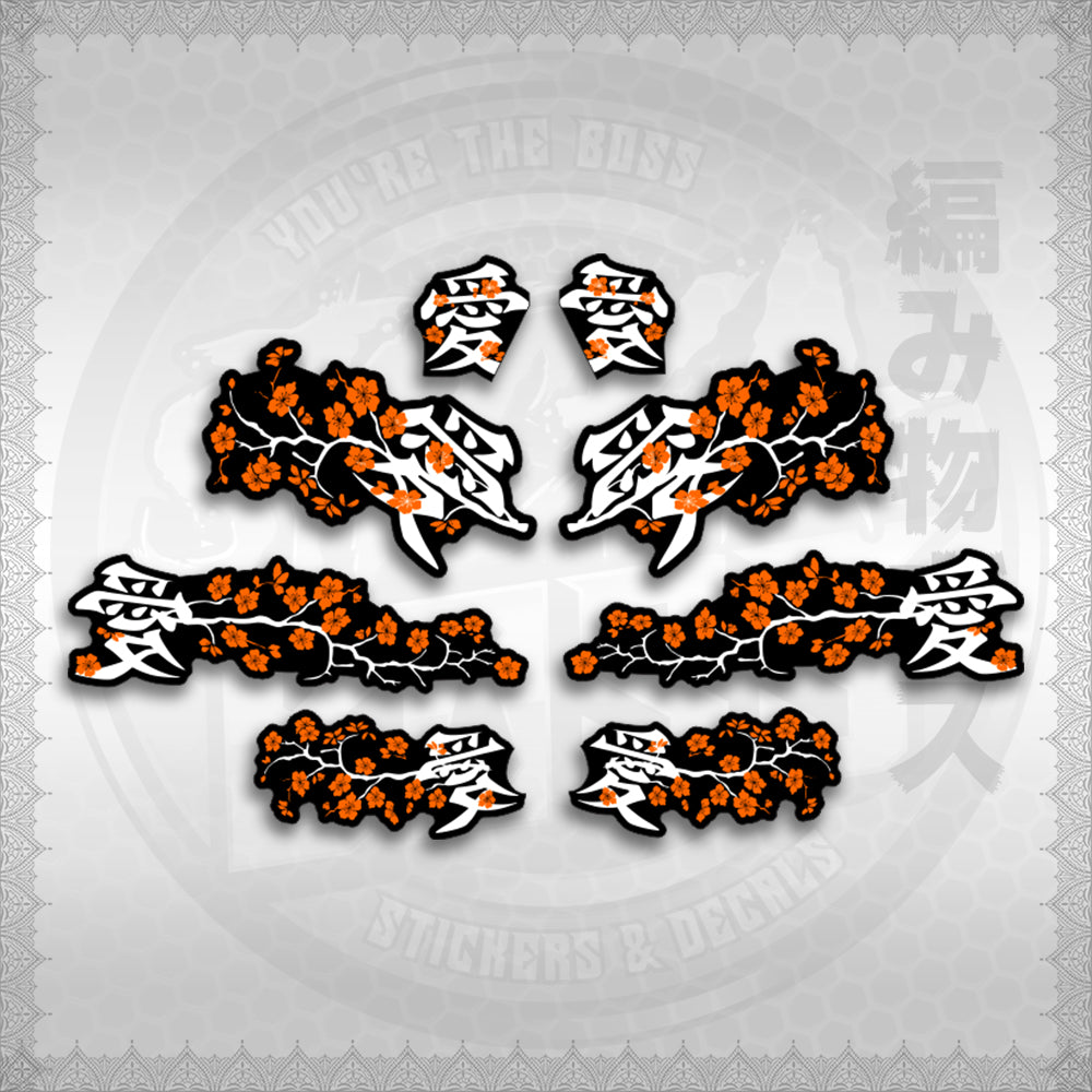 STICKER DECALS for NMAX V1 INDO (NV1SAXFL) By STICKABOSS (SOFIE LAMINATED WATERPROOF)