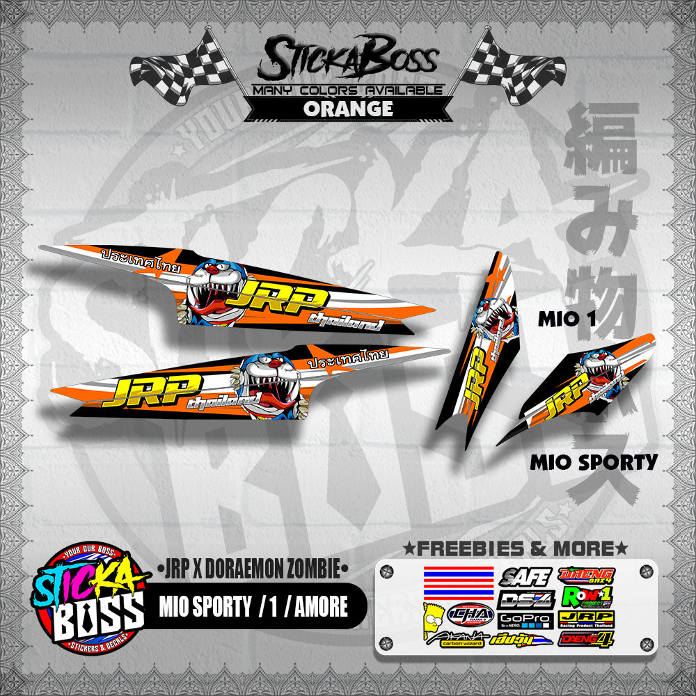 MIO SPORTY / 1 / AMORE DECALS ( JRP X DORAEMON ZOMBIE )【WITH FREEBIES】