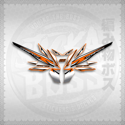 STICKER DECALS for AEROX 155 V2 MALAYSIAN (AV220SHCO) By STICKABOSS (SOFIE LAMINATED WATERPROOF)