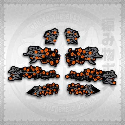 STICKER DECALS for NMAX V3 TURBO INDO (NV3SAXFL) By STICKABOSS (SOFIE LAMINATED WATERPROOF)