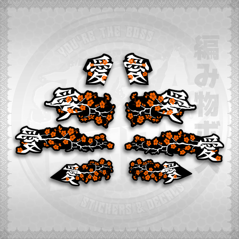 STICKER DECALS for NMAX V3 TURBO INDO (NV3SAXFL) By STICKABOSS (SOFIE LAMINATED WATERPROOF)