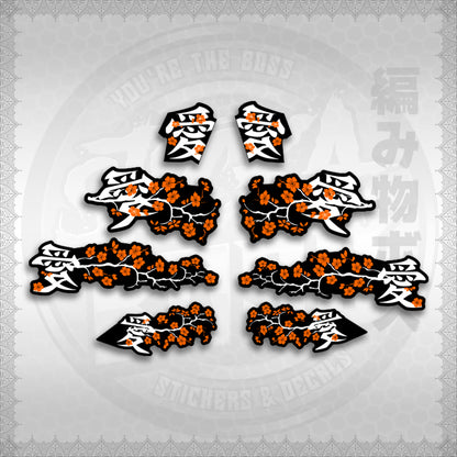 STICKER DECALS for NMAX V3 TURBO INDO (NV3SAXFL) By STICKABOSS (SOFIE LAMINATED WATERPROOF)