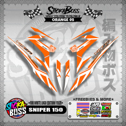 SNIPER 150 DECALS ( WHITE EDITION Y15ZR )【WITH FREEBIES】