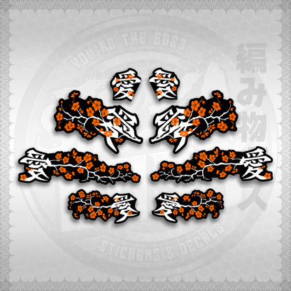 STICKER DECALS for NMAX V1 INDO (NV1SAXFL) By STICKABOSS (SOFIE LAMINATED WATERPROOF)