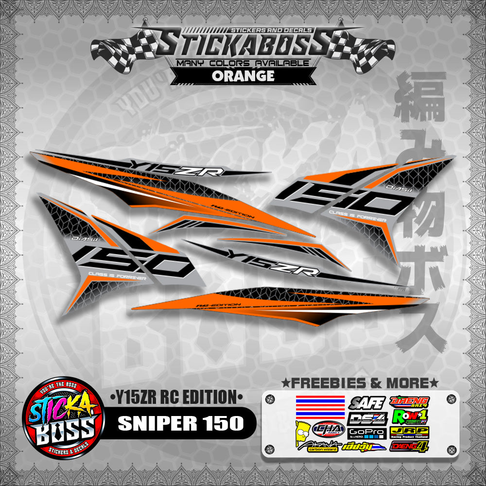 SNIPER 150 STICKER DECALS ( Y15ZR RC EDITION )【WITH FREEBIES】