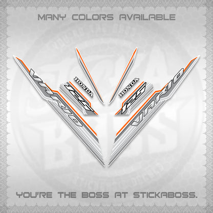 CLICK 125 V3 INDO FOR WHITE DECALS (2024 SV 07-A2 STYLE) STICKER KITS By STICKABOSS