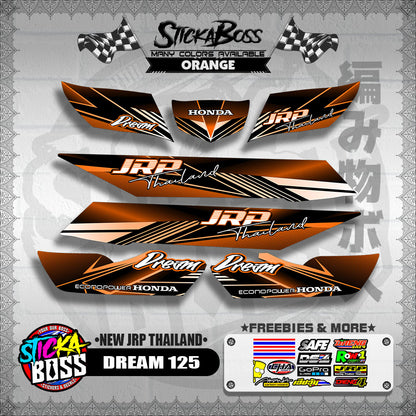DREAM 125 DECALS ( NEW JRP THAILAND )【WITH FREEBIES】