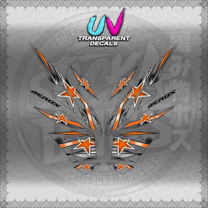 【PREMIUM UV PRINT】TRANSPARENT AEROX V3 ALPHA TURBO INDO (AV3LESTSE)【WITH FREEBIES】