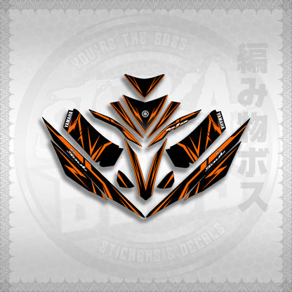 STICKER DECALS for MIO 4 (MIRGADE) By STICKABOSS (SOFIE LAMINATED WATERPROOF)