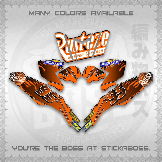 CLICK 125 V3 ( LIGHTING MCQUEEN DESIGN ) STICKER DECALS By STICKABOSS