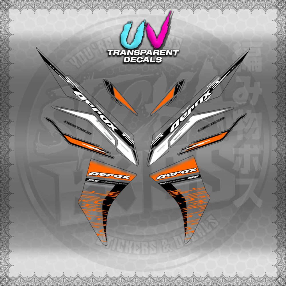 【PREMIUM UV PRINT】TRANSPARENT AEROX V3 ALPHA TURBO INDO (AV3NESTEDMA)【WITH FREEBIES】