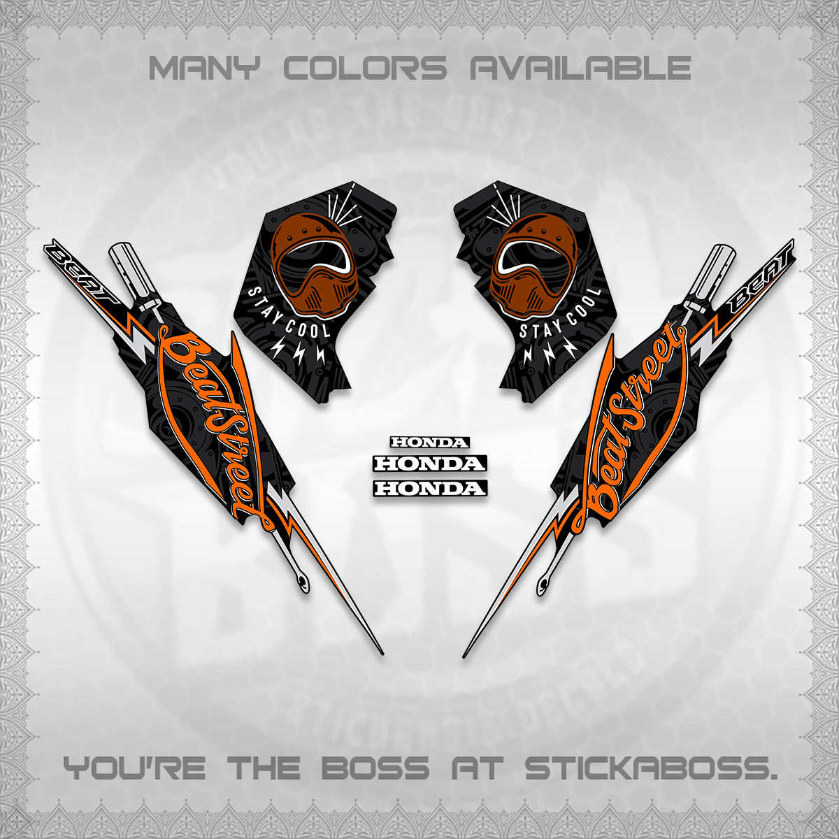 BEAT FI V2 DECALS (2026 BEATSTREET DESIGN) STICKER KITS BY STICKABOSS