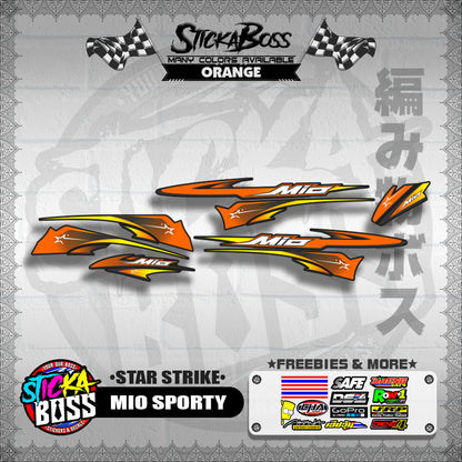 MIO SPORTY DECALS ( STAR STRIKE )【WITH FREEBIES】