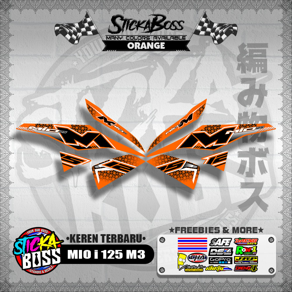 MIO i 125 M3 DECALS ( KEREN TERBARU )【WITH FREEBIES】