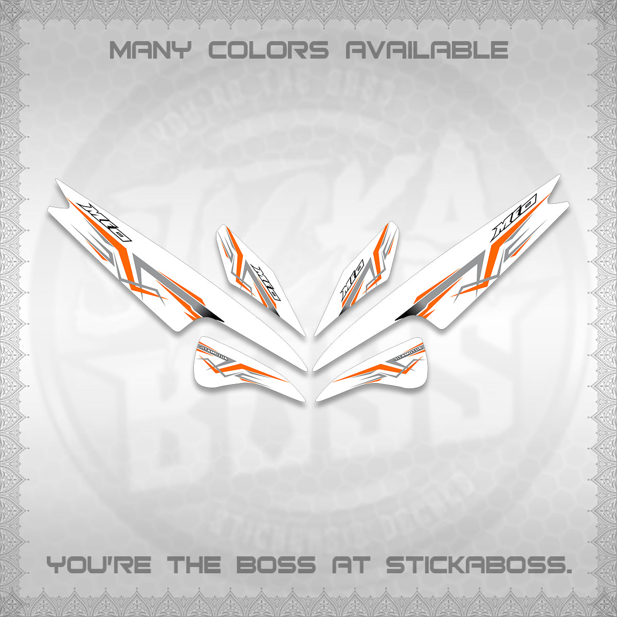 MIO SPORTY  SMILE INDO DECALS FOR WHITE (A24 VARIASI) STICKER DECALS BY STICKABOSS