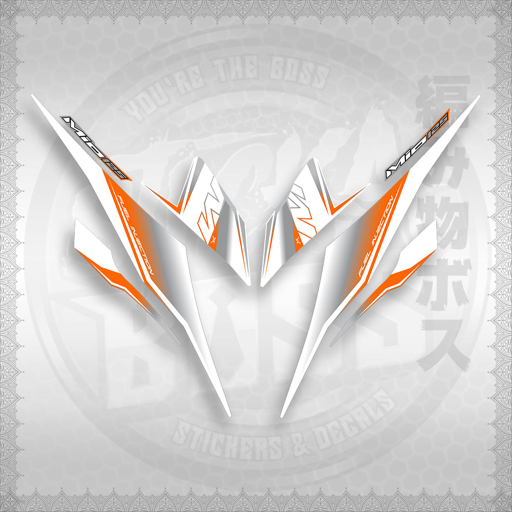 STICKER DECALS for MIO I 125 M3 (MIISTMOFOWH) By STICKABOSS (SOFIE LAMINATED WATERPROOF)