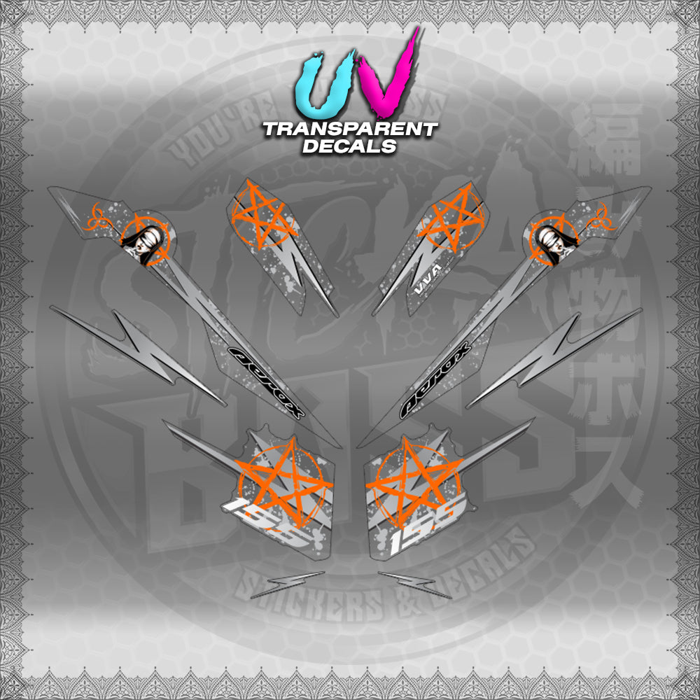 【PREMIUM UV PRINT】TRANSPARENT AEROX V3 ALPHA TURBO INDO (AV3STLASA)【WITH FREEBIES】