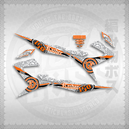 STICKER DECALS for RAIDER 150 REBORN CARB MALAYSIAN (RRCBARAST) By STICKABOSS (SOFIE LAMINATED )