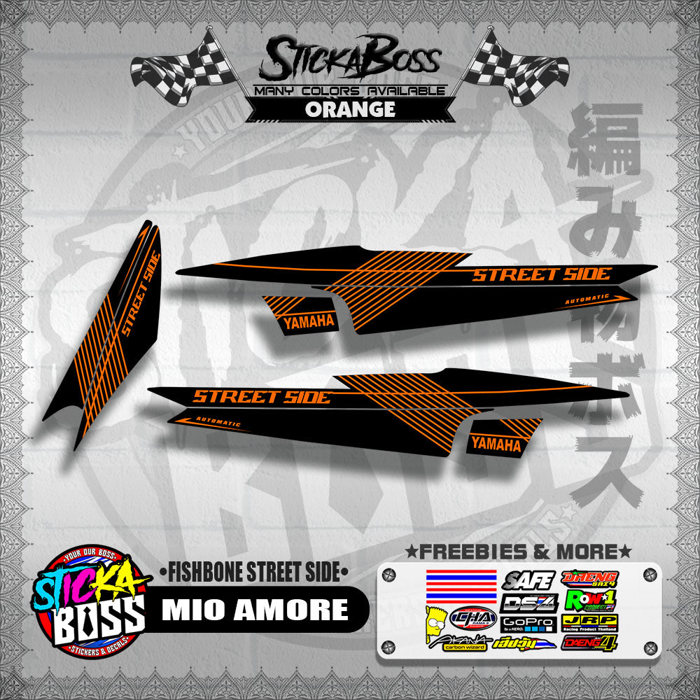 MIO AMORE DECALS ( FISHBONE STREET SIDE )【WITH FREEBIES】