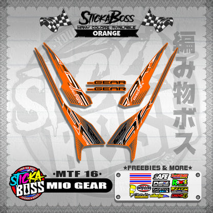 MIO GEAR DECALS ( MTF 16 )【WITH FREEBIES】