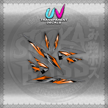 STICKER DECALS for BEAT 110 V2 (INMAUVTRSTMODE) By STICKABOSS (SOFIE LAMINATED WATERPROOF)