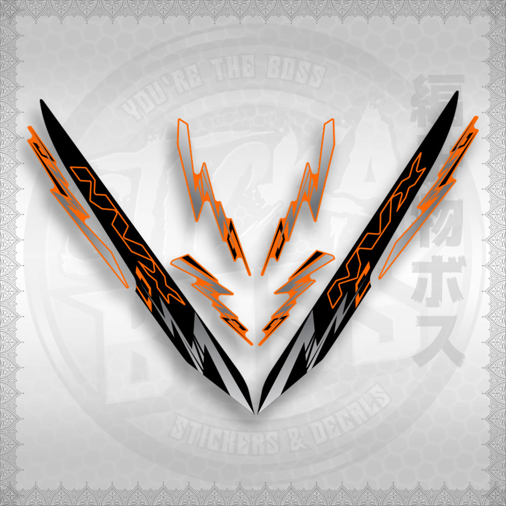 AEROX 155 V1 INDO-MALAY CONCEPT ( NVX ALPHA x OMEGA ) STICKER DECALS By STICKABOSS