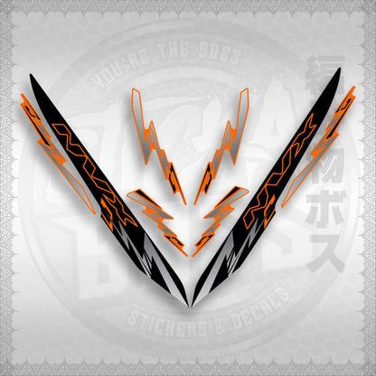 AEROX 155 V1 INDO-MALAY CONCEPT ( NVX ALPHA x OMEGA ) STICKER DECALS By STICKABOSS