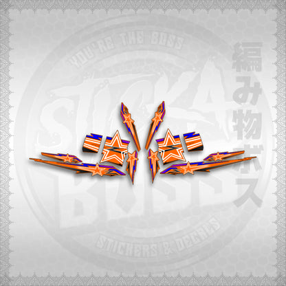 STICKER DECALS for AEROX 155 V2 MALAYSIAN (AV2NESTMO01) By STICKABOSS (SOFIE LAMINATED WATERPROOF)