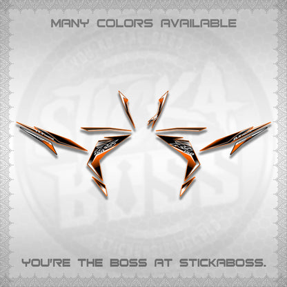 WINNER 150 V1 DECALS (GTR 150 RS PATTERN)STICKER DECALS By STICKABOSS