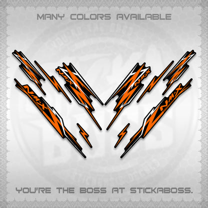 NMAX V2 DECALS (2024 NM A8 STYLE) STICKER DECALS By STICKABOSS