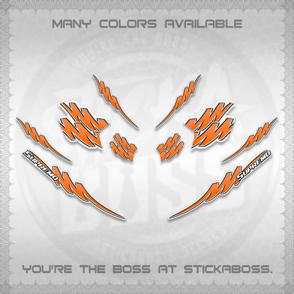 ADV 160 STRIPING FOR WHITE  (1 TONE PUTREA VIRDIAN)STICKER DECALS By STICKABOSS