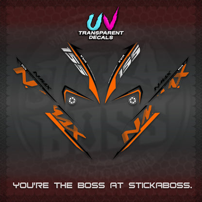NMAX V1 THAI UV TRANSPARENT DECALS (2020 DESIGN) STICKER DECALS By STICKABOSS