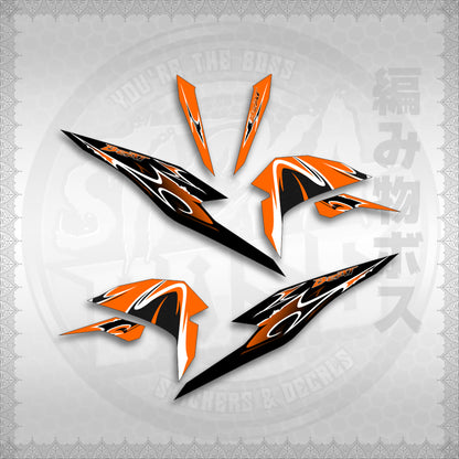 STICKER DECALS for BEAT FI V3 (BV325LENEMOHO) By STICKABOSS (SOFIE LAMINATED WATERPROOF)