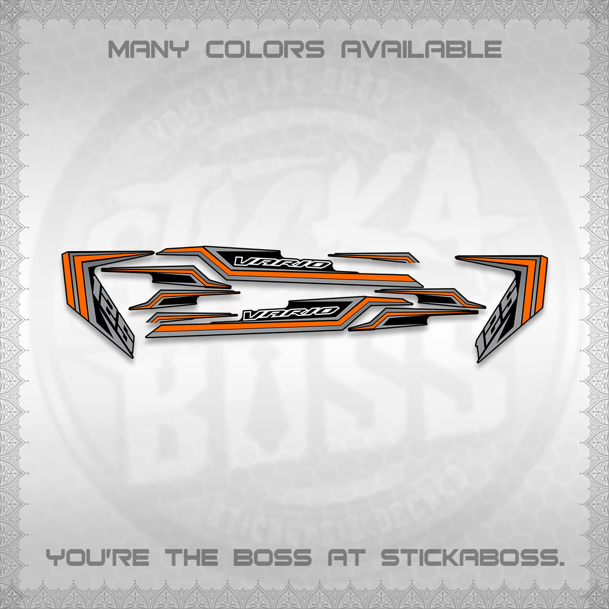 CLICK 125 V3 VARIO DECALS (2024 STRIPING MINIMALIST 002)STICKER DECALS By STICKABOSS (Copy)