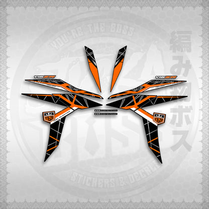 STICKER DECALS for SNIPER 155 MALAYSIAN (S155MICIY16) By STICKABOSS (SOFIE LAMINATED WATERPROOF)