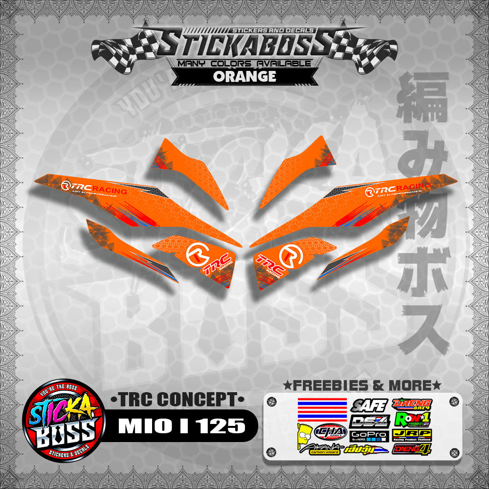 MIO I 125 STICKER DECALS ( TRC CONCEPT )【WITH FREEBIES】