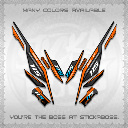 MIO SOUL I 115 GT INDO DECALS (0002 DESIGN)STICKER DECALS By STICKABOSS