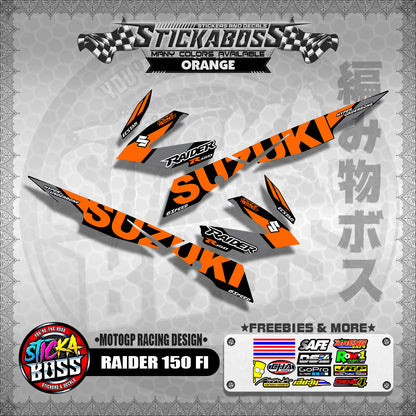 RAIDER 150 FI DECALS ( MOTOGP RACING DESIGN )【WITH FREEBIES】