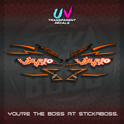 CLICK V2 INDO/MALAY UV TRANSPARENT VARIO DECALS (GRAFITY VARIO MOTIF)STICKER DECALS By STICKABOSS