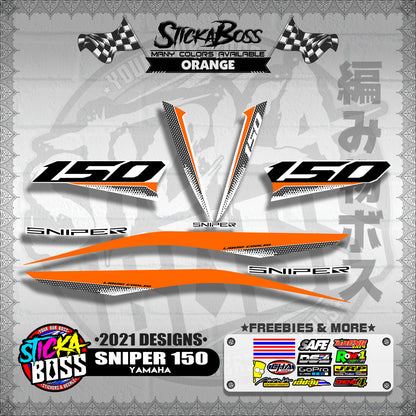 SNIPER 150 DECALS ( 2021 DESIGNS )【WITH FREEBIES】