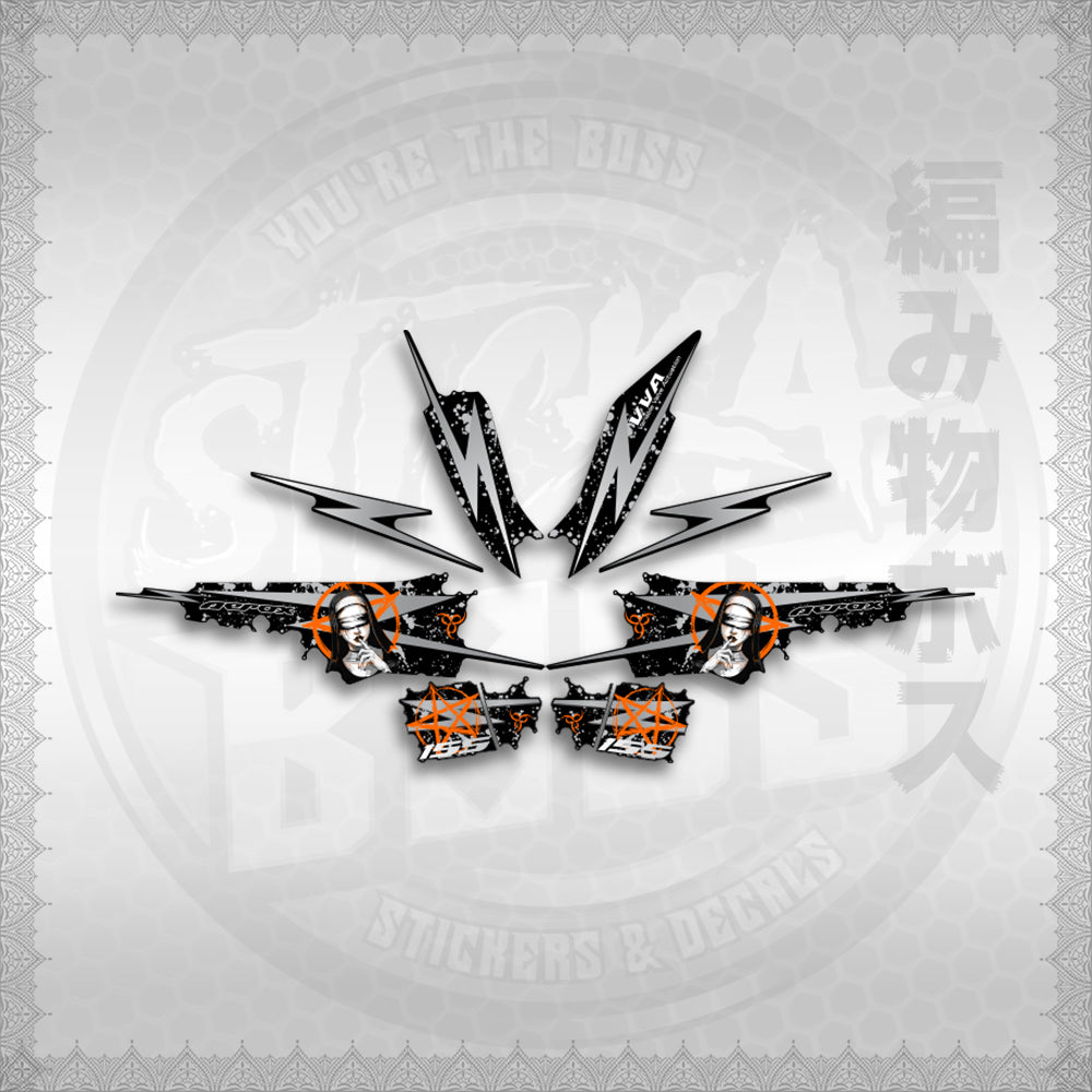 STICKER DECALS for AEROX 155 V2 MALAYSIAN (AV2STLASA) By STICKABOSS (SOFIE LAMINATED WATERPROOF)