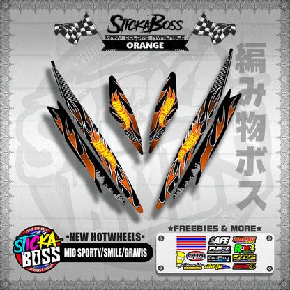 MIO SPORTY / SMILE / GRAVIS DECALS ( NEW HOTWHEELS )