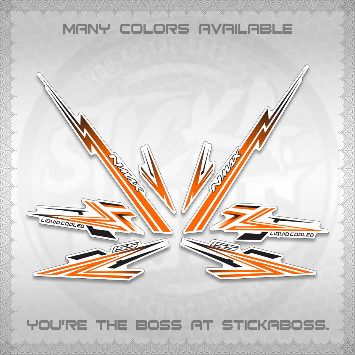 NMAX V2 INDO-MALAY DECALS (MI05 DESIGN) STICKER DECALS BY STICKABOSS (Copy)